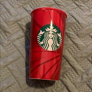Glass Starbucks cup